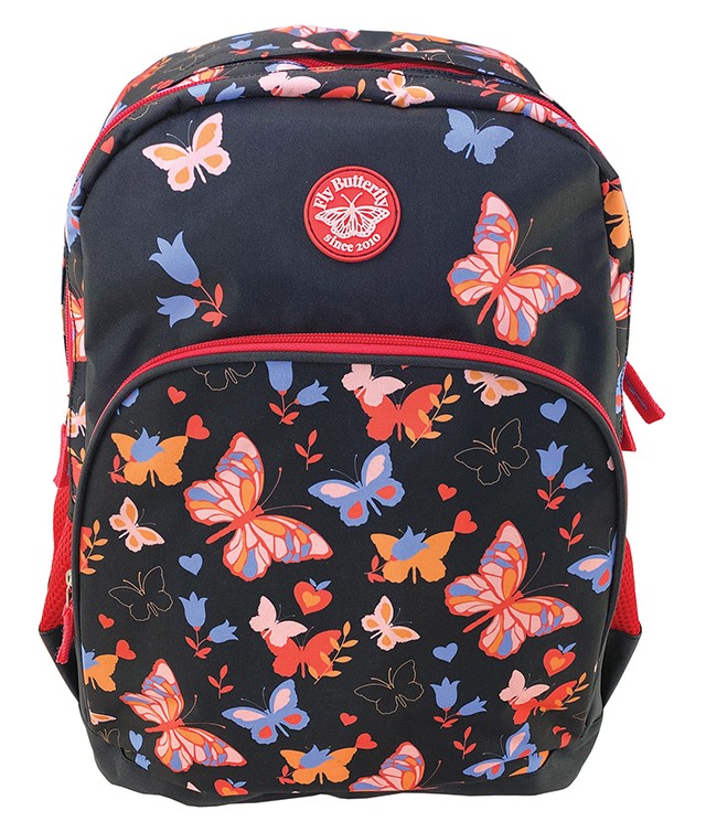 Ghiozdan Teens, Fly Butterfly, multicolor, 42 cm - imagine 5